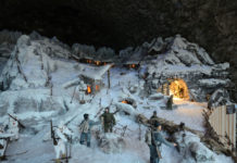 Ossana (Dolomiti, Val di Sole), il borgo dei mille presepi - Presepe della grande guerra