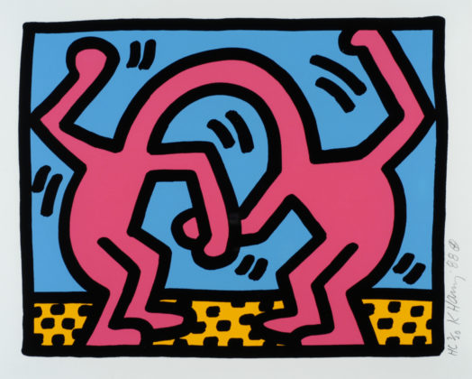 Pop Shop II 1988 Serigrafia su carta, 30.5 x 38 cm, Ed. HC 7/20 Courtesy of Nakamura Keith Haring Collection © Keith Haring Foundation