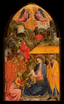 The Adoration of the Kings, end of the 1300s–early 1400s (tempera on panel) by Nelli, Ottaviano (c.1370-c.1444); 84 × 47.9 cm; Worcester Art Museum, Massachusetts, USA; Photo: © Worcester Art Museum, Massachusetts, USA.