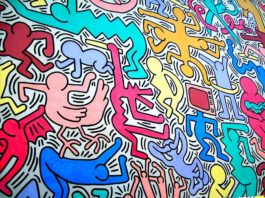 Keith Haring, Tuttomondo (1989 (Chiesa di Sant'Antonia abate a PISA))