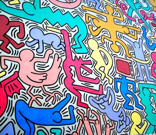 Keith Haring, Tuttomondo (1989 (Chiesa di Sant'Antonia abate a PISA))