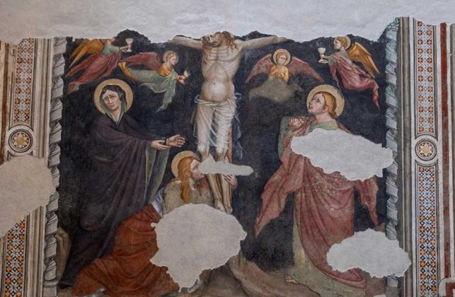 Santa Maria Nuova - Crocifissione, affresco