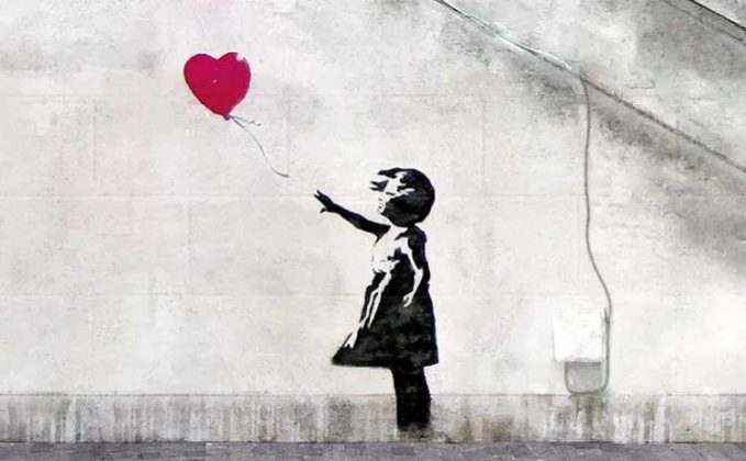 Banksy. Girl with Ballon