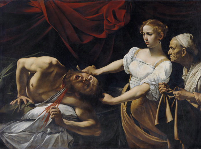 Caravaggio. Giuditta decapita Oloferne