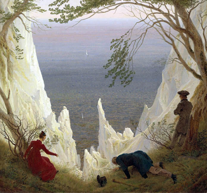 Caspar David Friedrich - Le bianche scogliere di Dover