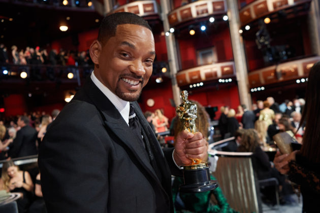 Will Smith con il suo Oscar